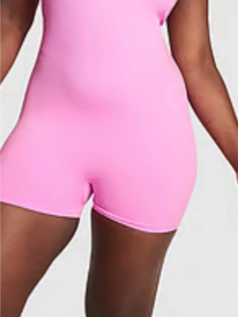 PINK Victoria's Secret Hot Pink Biker Romper - Picture 2 of 6